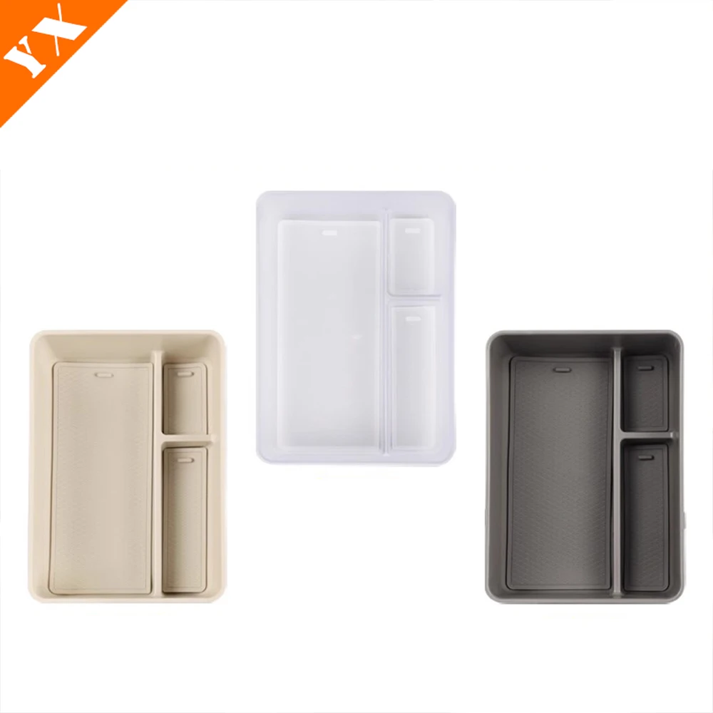 For Denza N9 2025 2026 accessories Transparent Car Central Control Storage Box,Car Armrest Storage Box,Car Storage Box expand