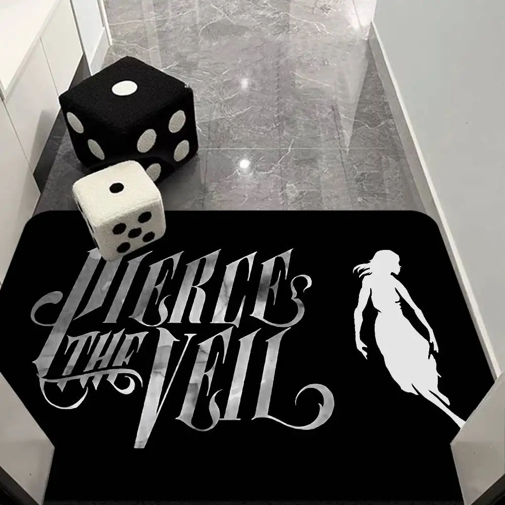 Rock Band P-Pierce The V-Veil Floor Mat Non-Slip Laundry Room Mat Laundry Decor Balcony Child Living Room Bedside Mats