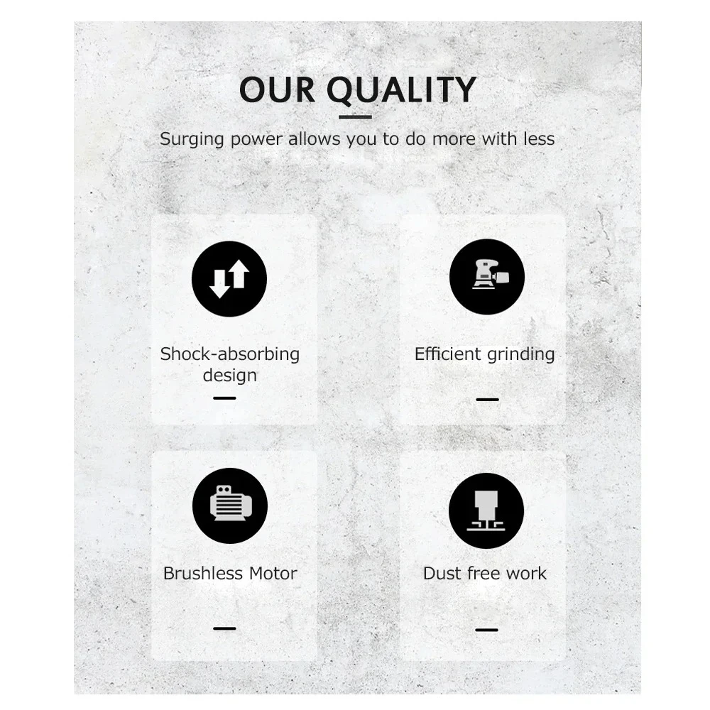 マキタ 125mm/5インチ ブラシレスランダムオービタルサンダー 可変速サンダー 木材研磨 コードレスリチウムブラシレスサンダー