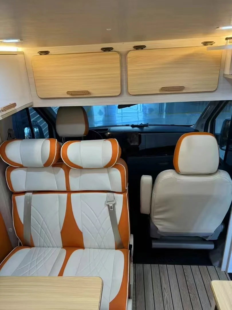 Custom Caravan Folding Camper Bed Seat Rv Rock and Roll Bed Car Seats Rv Camper Van Interior