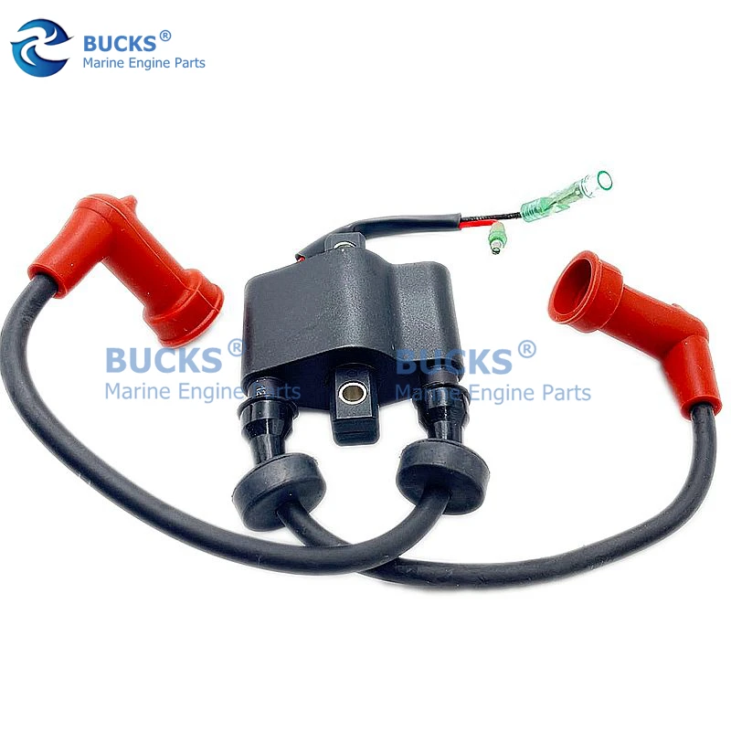 6F5-85570-11 Ignition Coil Assy for YAMAHA Outboard 4T F9.9/F13.5/F15/F20/F25,2T 9.9-40HP,6F5-85570-10/12/13 Boat Accessories