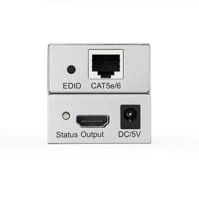 4k 120m extensor via cat5e cat6 rj45 ethernet cable conversor de vídeo vs 1080p cabo transmissor receptor para hdmi-compatível