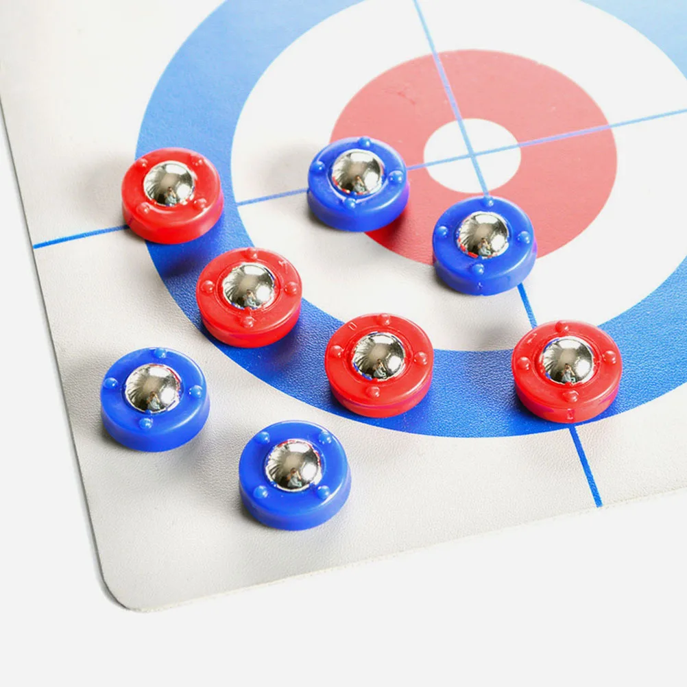 12Pcs Shuffleboard Schiebe Perlen Langlebige Kunststoff Stahl Rollen Set für Tisch Fußball Rolling Bälle Zubehör Brettspiel Teile