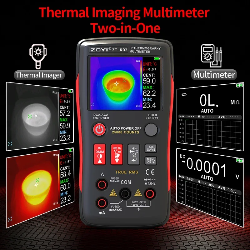 thermal imaging camera, -20℃~550℃ high-resolution infrared thermal imager