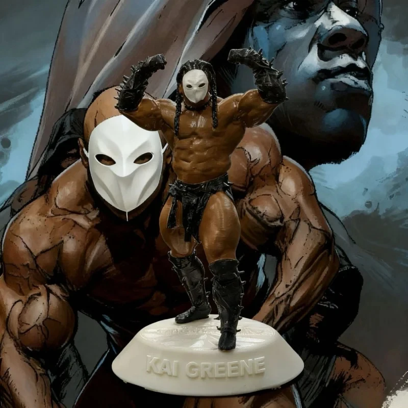 Oskaygreen Figure Model for Bodybuilding Competition, Muscular Male Figure, Gym Set Piece, Decorative Statue