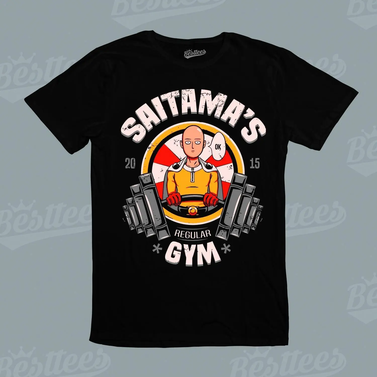 

Kids Men Women Japanese Anime Manga One Punch Man Saitama Gym Hero T-Shirt