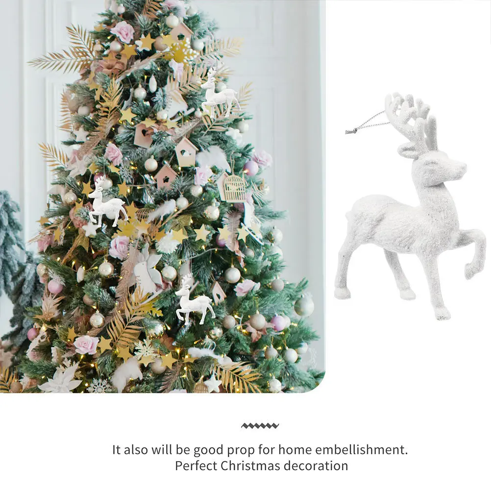 

3Pcs Christmas Tree Hanging Decors Small Delicate Xmas Pendants Festive Hanging Ornaments for Holiday Decoration