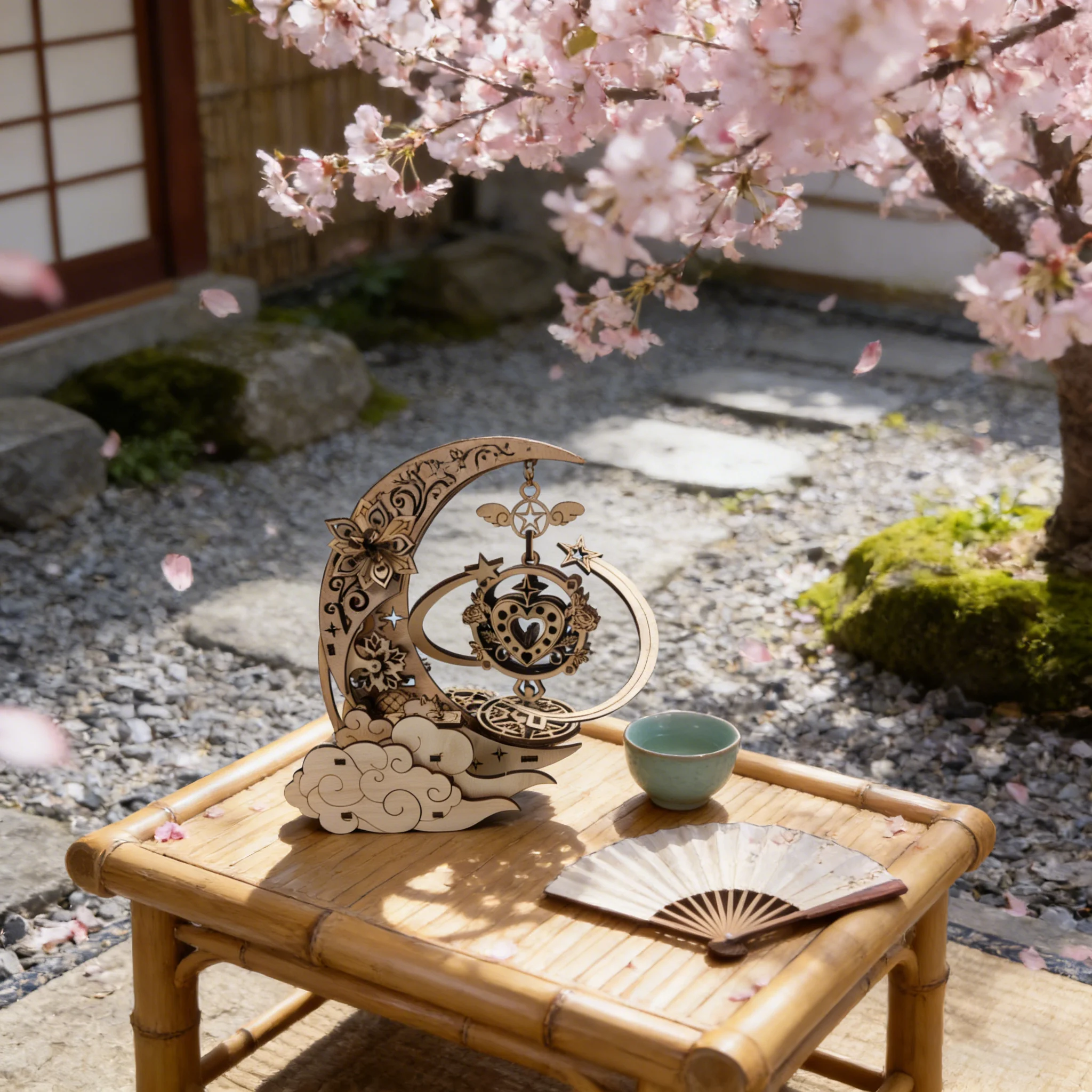 Midsummer Night 3D houten puzzel, schaalmodel, doe-het-zelf-modelbouwset, handgemaakt cadeau, woondecoratie, montagespeelgoed