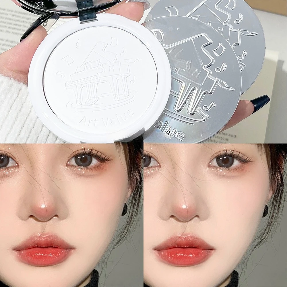 メイクを落とさずにパウダー状の持続コンシーラー 乾燥肌 ピアノパウダー マット ナチュラルメイク フェイスパウダー