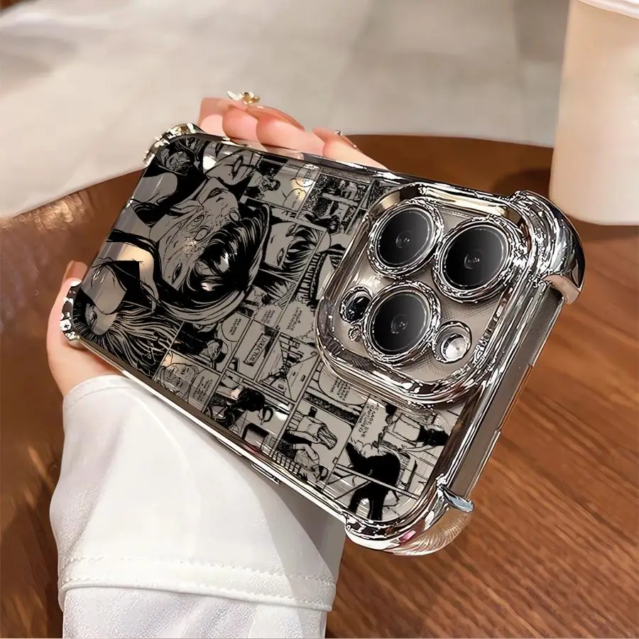 حافظة لهاتف آيفون 12 14 17 Air 13 11 15 Plus 16 Pro Max غطاء هاتف ناعم J-Junji Ito Comics