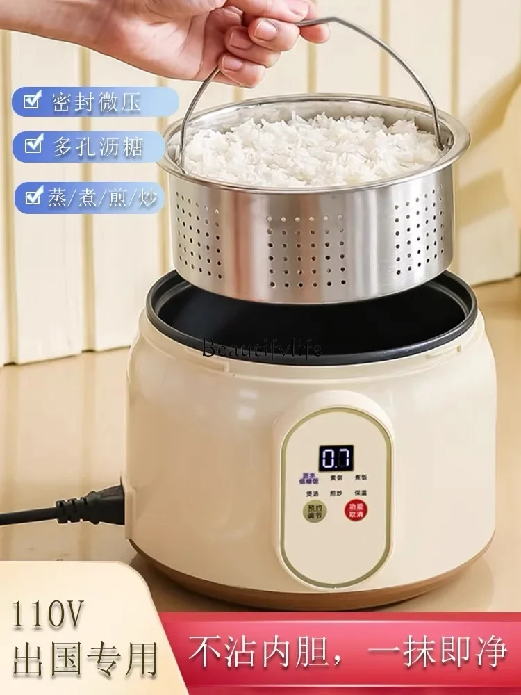 Low sugar rice cooker Small household appliances Stainless steel double bile rice cooker