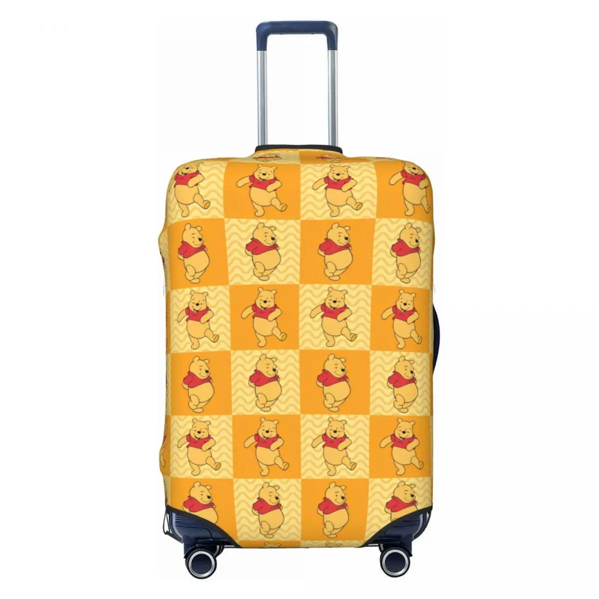 

Winnie The Pooh Piglet Bear Animal Cartoon Suitcase Cover Business Protector Vacation Fun Luggage Supplies