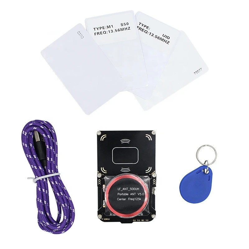 kit Smart Card Reader Copier 512m Memory Detection Cracker Nfc Key Duplicator Ic/Id Tag Clone Writer