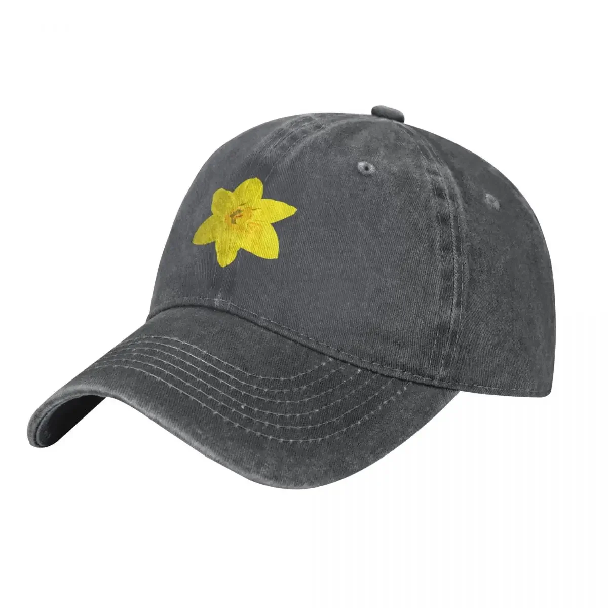 Realistic Yellow Narcissus Daffodil Baseball Cap derby hat Streetwear Men's Women's