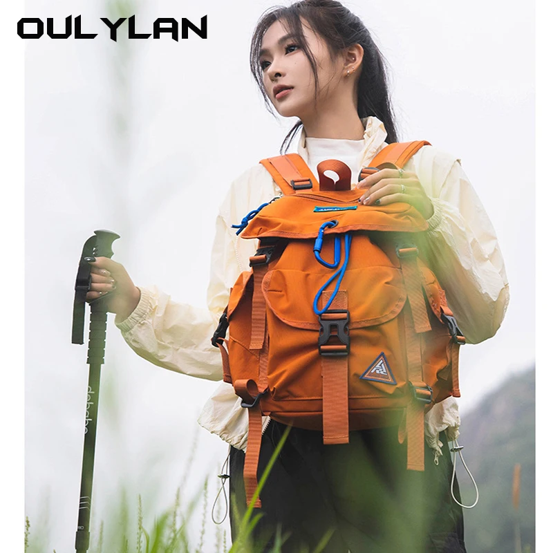 Large capacity hiking backpack travel bag mountaineering travel bag outdoor sports student backpack breathable 2024 new backpack