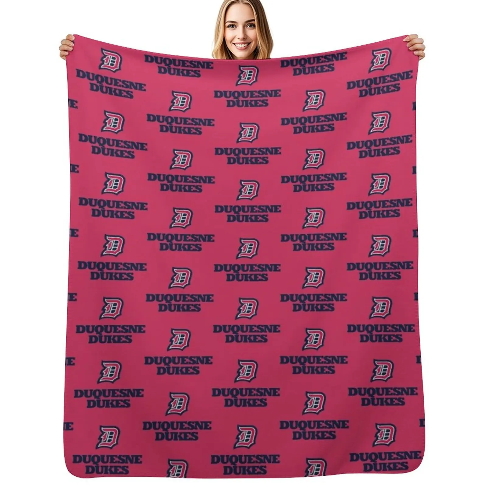 Duquesne Dukes Throw Blanket Extra Large Throw Multi-Purpose Travel Bed linens Decorative Beds Blankets For Bed Blankets