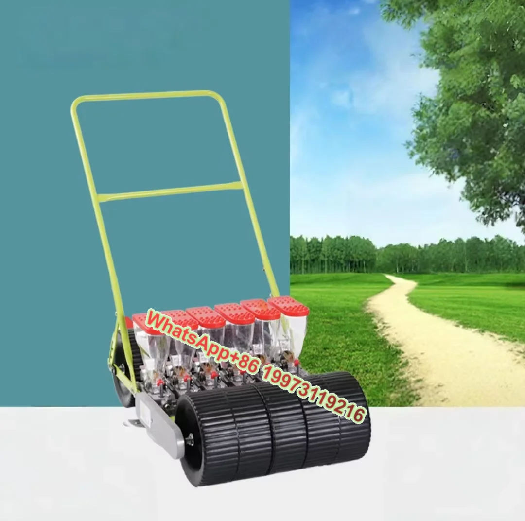 Macetero Manual de 6 filas para cultivo, cebolla, rábano, semillas, vegetales, partículas pequeñas, semilla de zanahorias