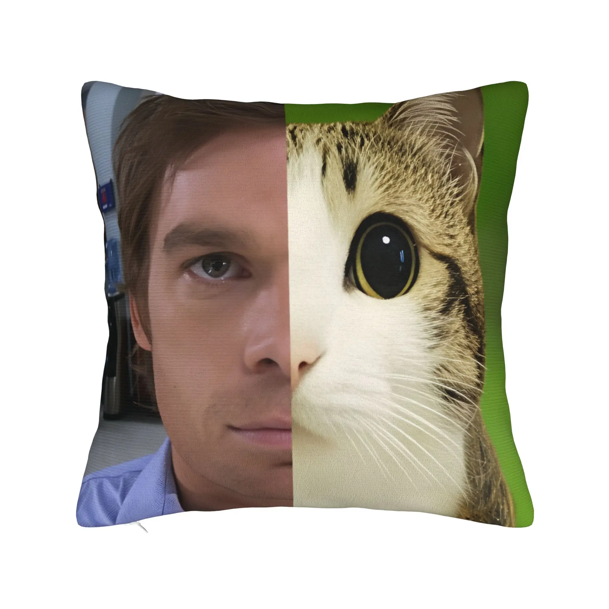 D-Dexter Morgan Pillow Case  Square Pillow Cover Cute Funny Cushion Cover For Sofa Bedroom Home Decor