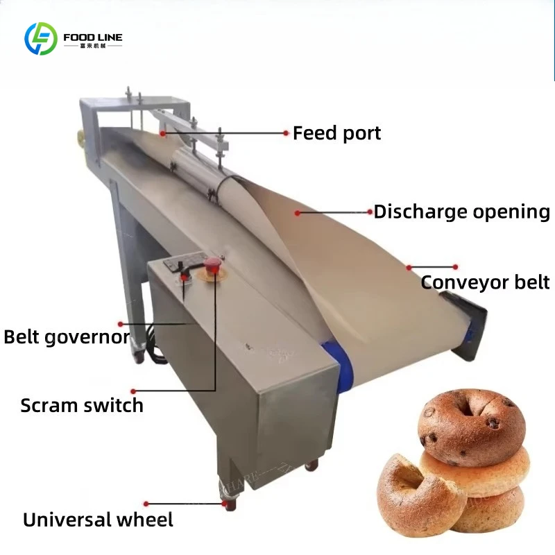 Customized Commercial Bagel Making Machine Doughnut Bagel Forming Machine Bread Making Baking Equipment