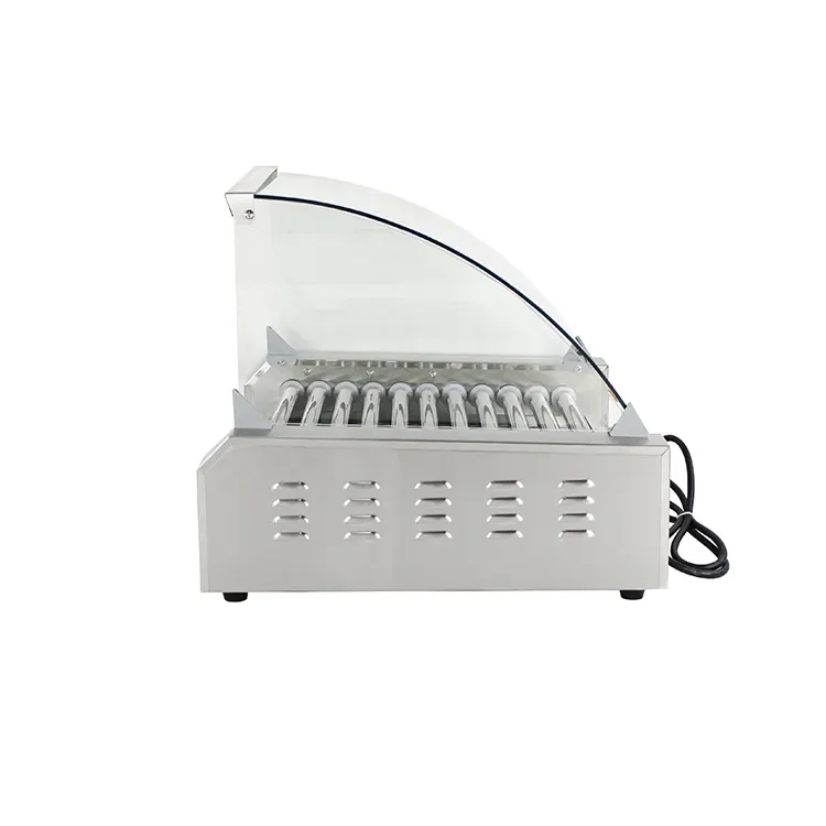 Hot Dog 11 Roller 27 Cani Grill Hot Dog Maker Macchina Rullo per salsicce Macchina commerciale per cucinare