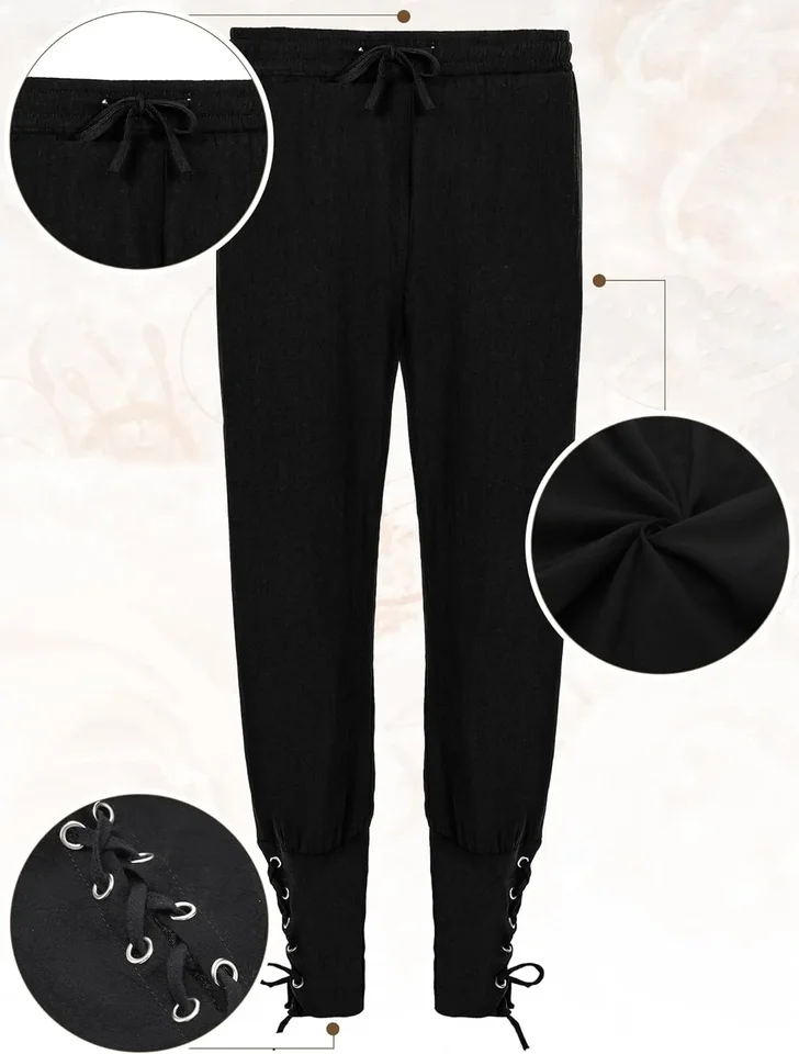 Disfraz medieval para hombre, 4 piezas, disfraz renacentista, camisa medieval, disfraz vikingo, camisa con cordones, para hombre, con pantalones, cinturón, correa de muñeca, accesorio, A beige., S Disfraz medieval para hombre, 4 piezas, disfraz renacentista, camisa medieval, disfraz vikingo, camisa con cordones, para hombre, con pantalones, cinturón, correa de muñeca, accesorio, A beige., S