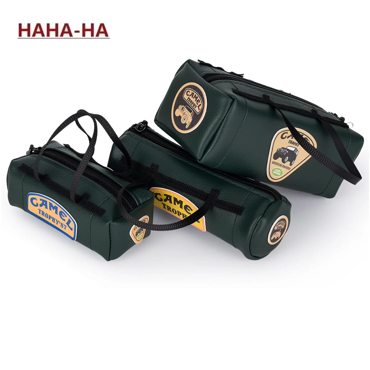 

Набор из 3-х имитированных кожаных багажных сумок для крыши, аксессуары для DIY-моделирования, для радиоуправляемых краулеров 1/8, 1/10, 1/16 (SCX10, TRX4, TRX4M, WPL), для тюнинга