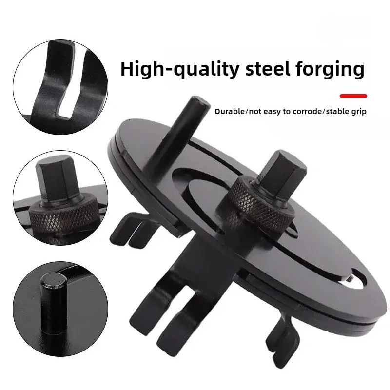 Adjustable Fuel Tank Lid Wrench 3Jaws 100-170mm Oil Pump Cap Removal Tool for Car Truck SUV Auto Repair Fuel Gauge Sender Collar