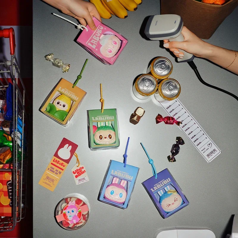 البوب مارت الوحوش أحمق مارت سلسلة-Squishy سحر صندوق أعمى تخمين حقيبة اللعب الأصلية دمية لطيف أنيمي الشكل الحلي هدية