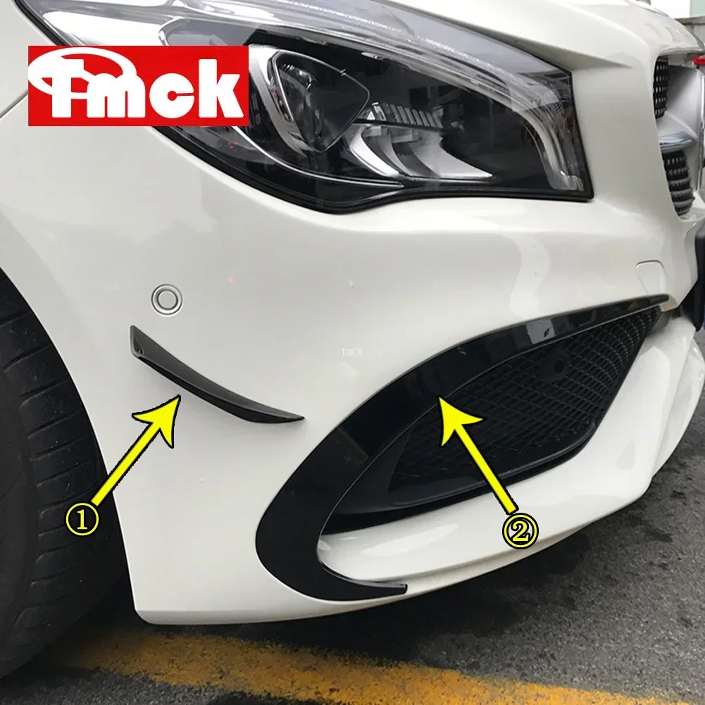 

For Mercedes Benz CLA Class W117 C117 2016-2019 CLA200 220 250 260 CLA45 AMG Car Front Bumper Air Vent Outlet Cover Trim Sticker