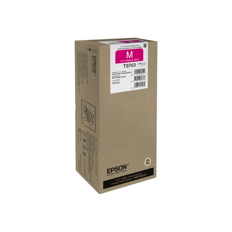 Epson T9743 Magenta Original ink cartridge-C13T974300 T9743 tintasycartuchos.com