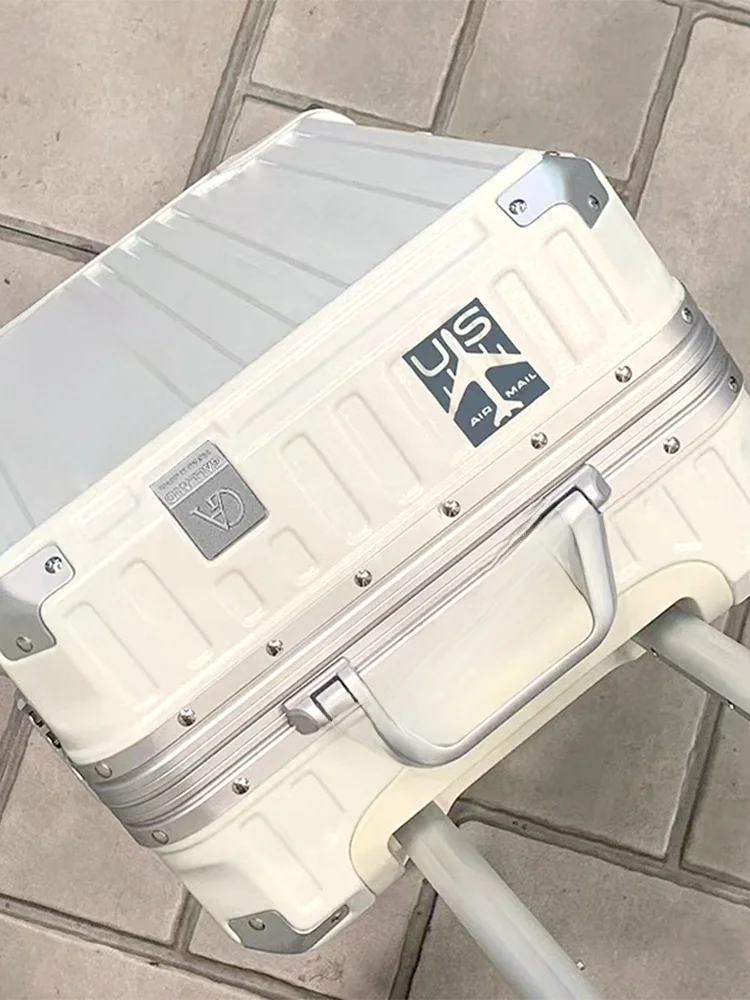 

Gallaud Aluminum Frame Lage Spinner Wheel Travel Suitcase Carry-On 20 28 Inch Password Lo Hard ell Suitcase