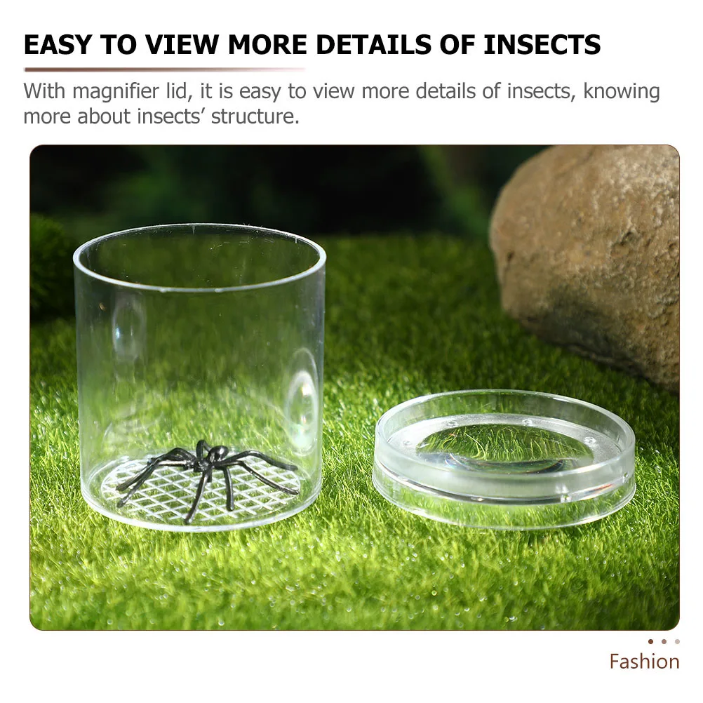 

20pcs Insect Observation Cup Magnifying Critter Box For Kids Portable Container Teaching Tool Outdoor