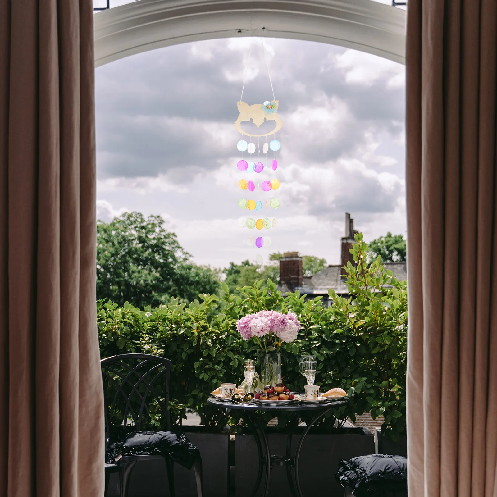 

Shell Wind Chime Hanging Ornament Decorative Home Decor Garden Relaxing Sound Seashells Pendant Wind Chimes Hanging Ornament