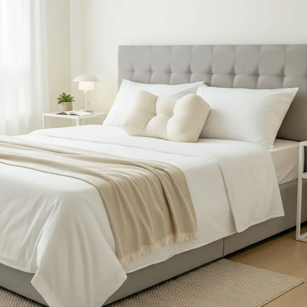 

Multifunctional Soft Linen Waist Pillow Thickened Comfortable Lumbar Support Pillow Washable Lumbar Pillow Car Seat