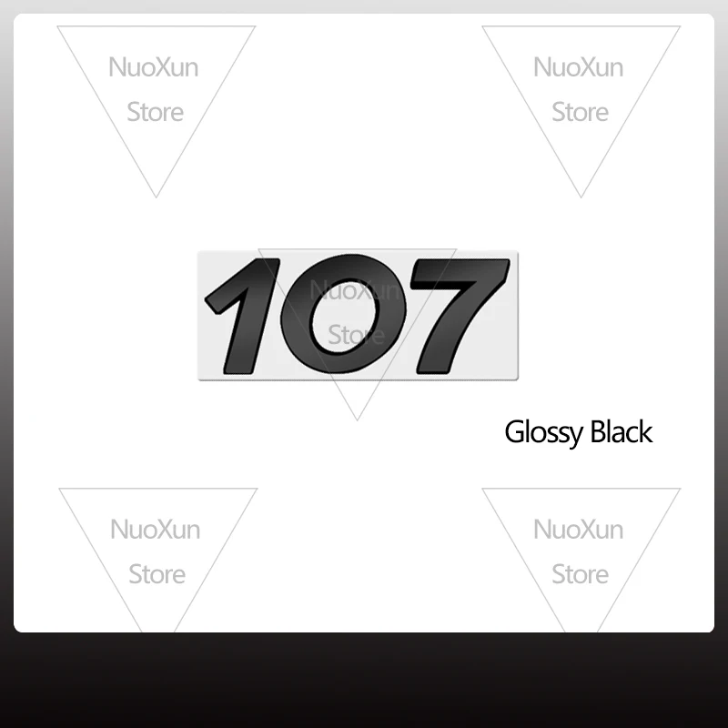 107 Glossy Black