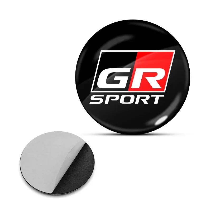 جديد قفل السيارة ثقب المفتاح ملصقات قفل الباب حماية شعار السيارة التصميم لتويوتا GR الرياضة غازو سباق يارس 86 كورولا هايلكس C-HR