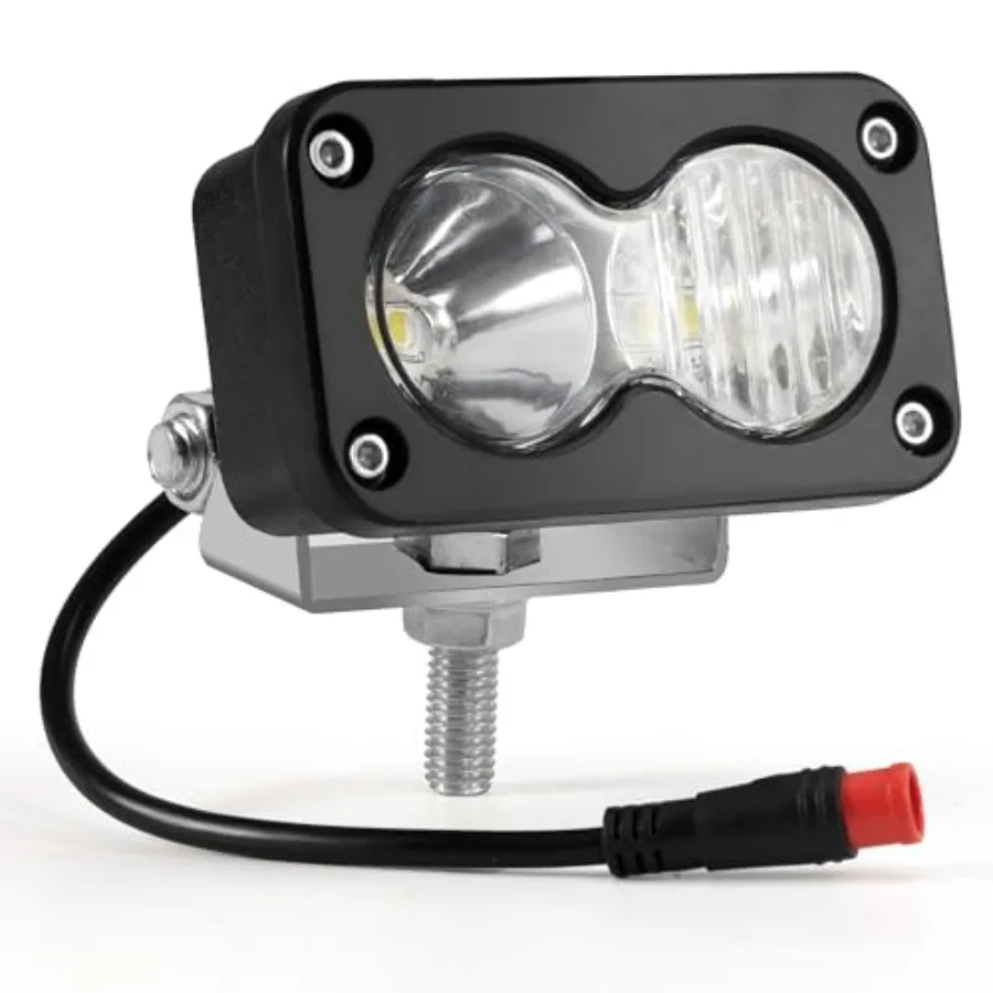 

Headlight for Vamoose Mammoth Rad Power Bikes Radmini Radrover Radexpand Radrunner E-Bike 6000K 20W Waterproof E-Bike Light 2 P