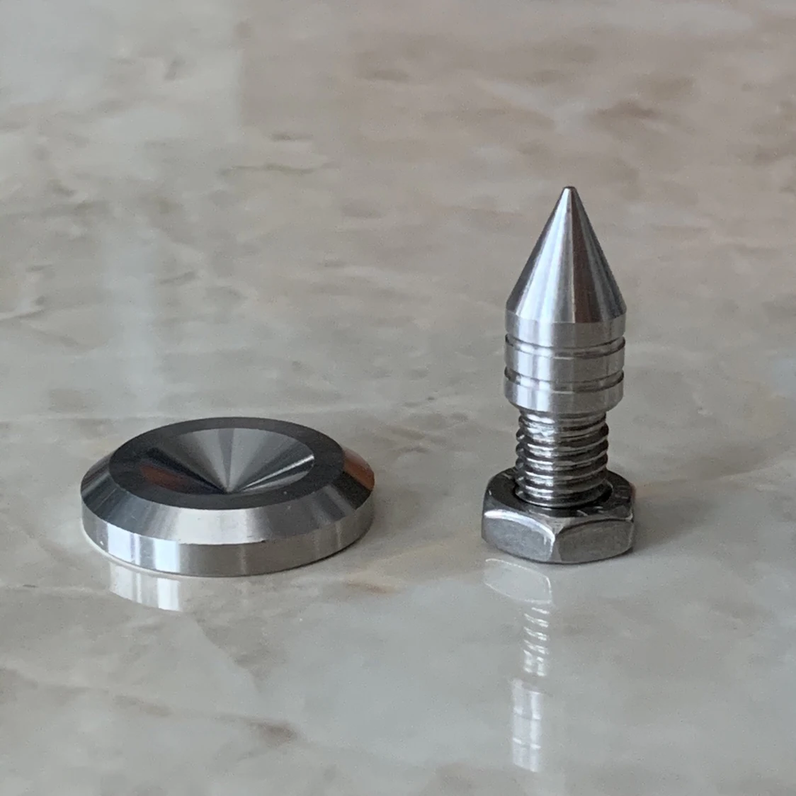 Hifi Audio M8 Luidspreker Spikes Versterker Rack Stand Voeten Pad Messing Audio Statief Isolatie Nagels Stand Piek Schokdemper