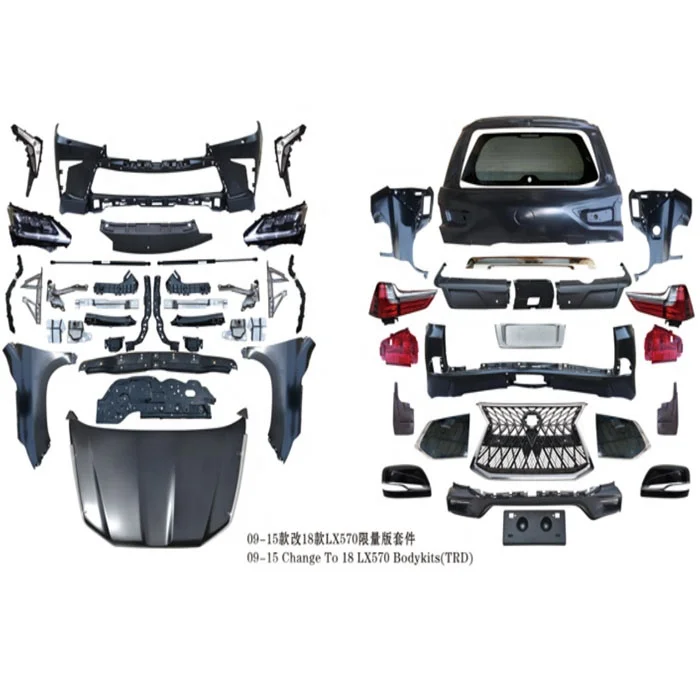 2009-2015 Change To 2018 LX570 Body Kits For Lexus