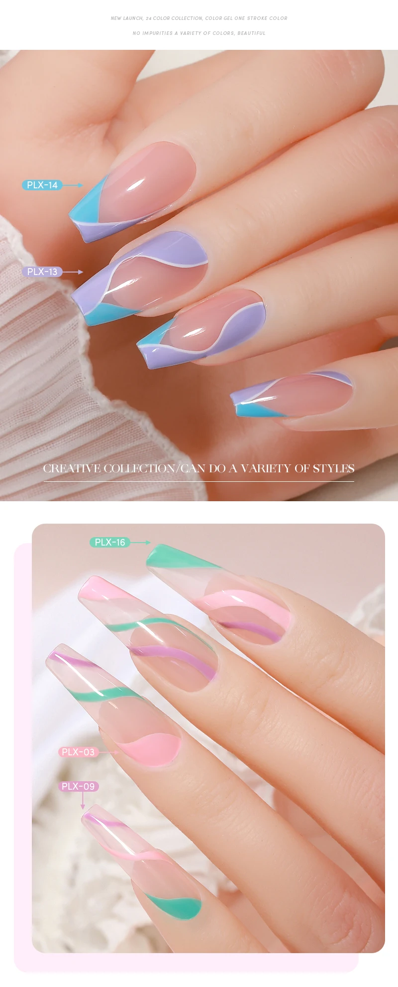AS Solid Line Gel-Nagellack, nicht im Set, 24 Farben, für Maniküre, Zeichnung, Nagellack, DIY-Malerei, Lack, reiner Liner, Nägel, Kunstgel – Detail 6