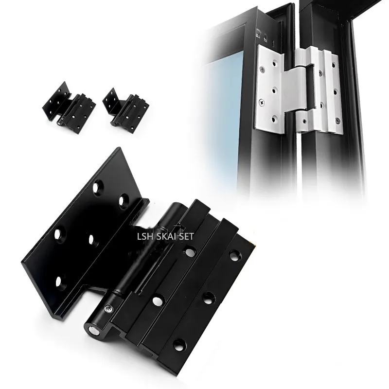 1PC 50-type Doors and Windows Hinges Plastic Steel Broken Bridge Window Hinges Casement Doors and Windows Hardware Accessories