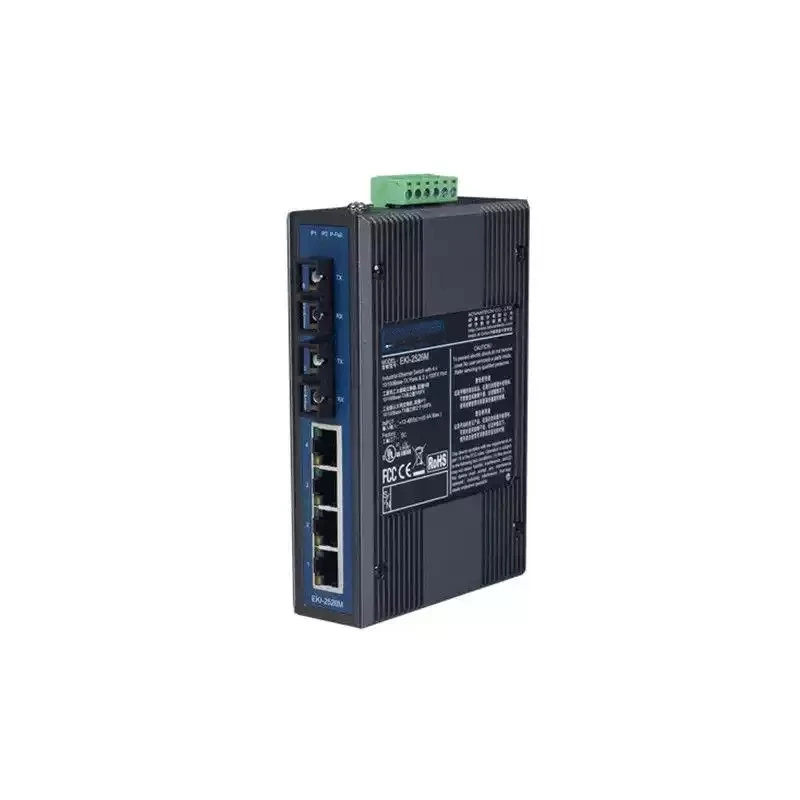 Unmanaged Industrial Switch 4xRJ45 2xSC Single-mode Fiber Port DIN Rail Mount Electrical Equipment For Industrial Network