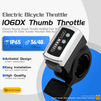 WUXING 106DX Thumb Throttle 36V 48V Electric Bike Right Handle Accelerator Thumb Throttle For Electric Bike Scooters
