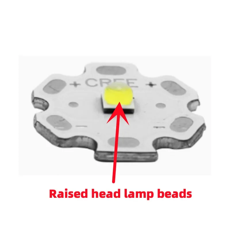 1Pcs/Lot XHP35 white LED lamp beads 12V 12W strong light flashlight wick 3535 HI flat head convex head lamp HD lamp XHP35B