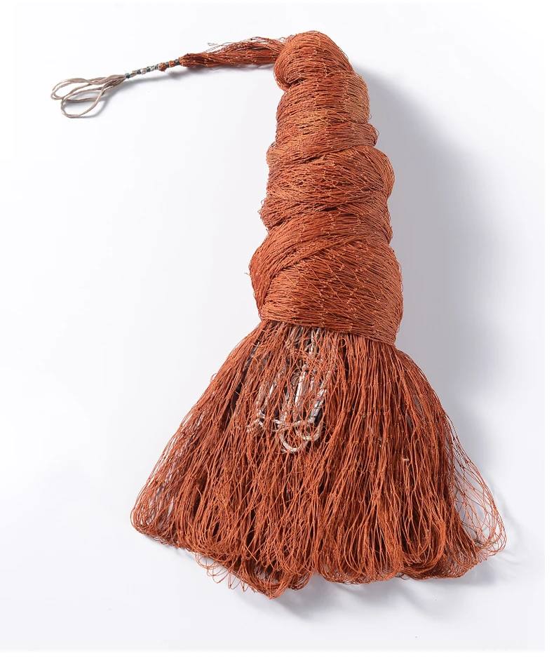 

Brown Japanese Fishing Net Japan Cast Net Fishing Tackel Big Bottom Pocket Fishing Net
