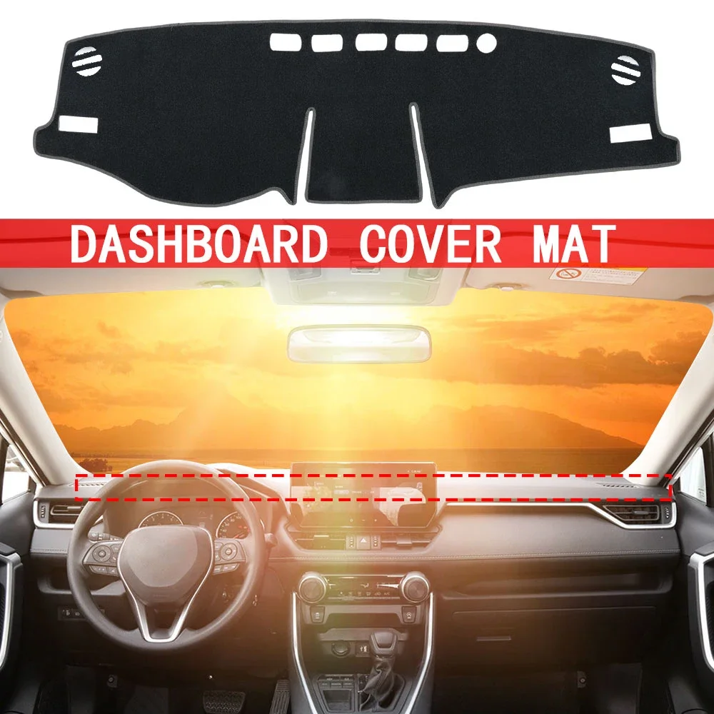 

Pop Car Dashboard Cover Mat For Toyota Rav 4 Rav4 2019 2020 2021 2022 2023 Dash Board Sun Shade Anti-UV Pad Sun-proof Accessorie