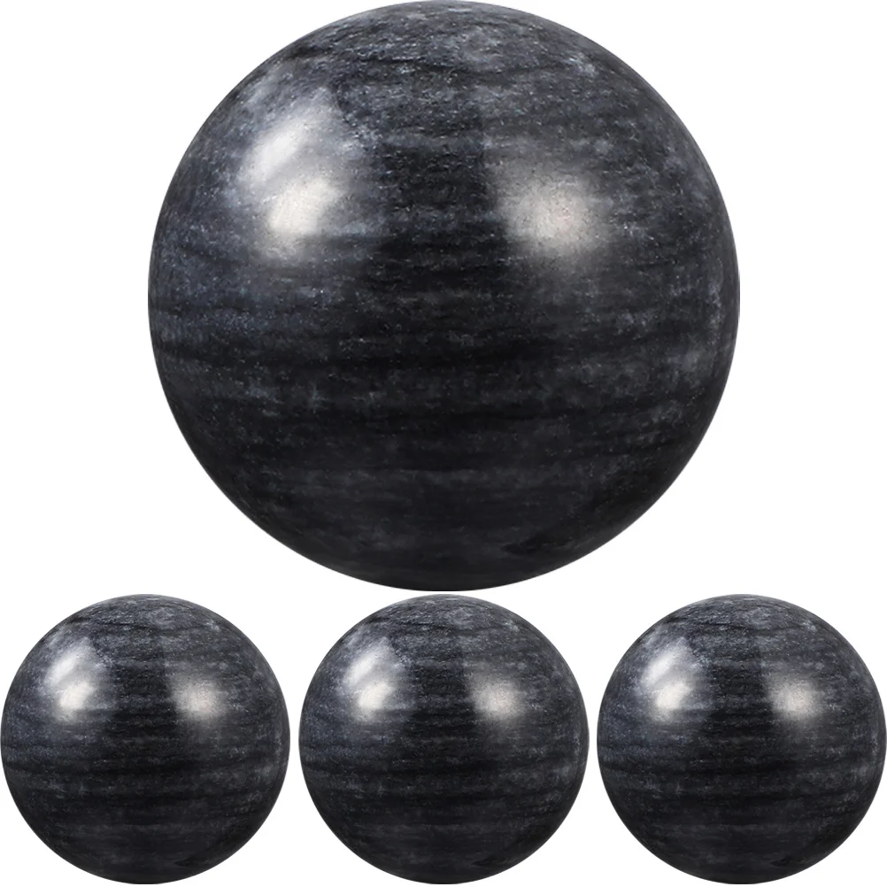 4 قطعة كرات تدليك اليشم كرات تمرين اليد السلس لكبار السن تدريب اليد المتداول العلاج كرات اليد المحمولة الزخرفية #3