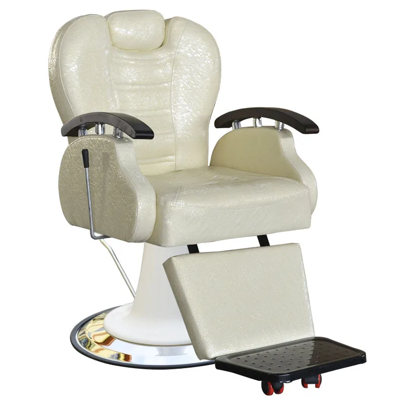 furniture salon hair chair swivel recliner high quality commercial standard white chair