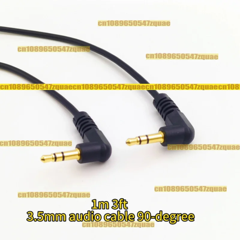 

1 м 3 фута 3,5 мм между мужчинами автомобильный AUX шнур студийный аудиоудлинитель изогнутый кабель 3-полюсный