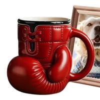 Resin Mug Funny Ceramic Milk Cup Funny Boxing Lover Coffee Cups for Living Room Bedroom Resin Tea Milk Drinking Containers